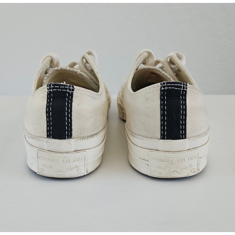 Converse x Comme Des Garcons Play Sneakers W6/M4 Off White 70 Low 150207C - Picture 4 of 11
